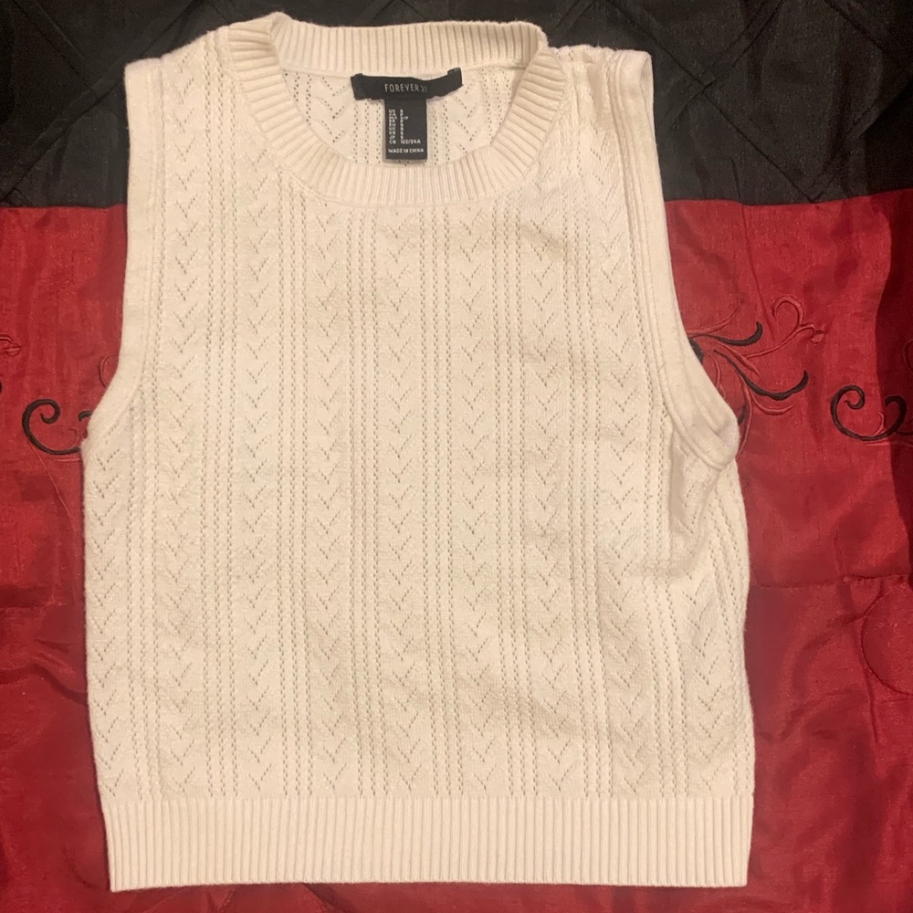 Cute Cropped Sweater Vest